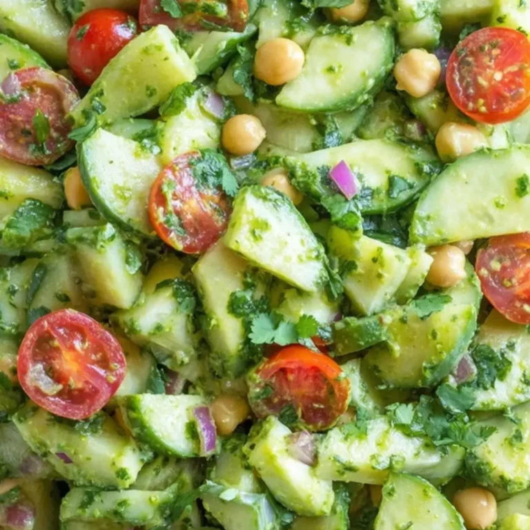 Cilantro Lime Cucumber Salad