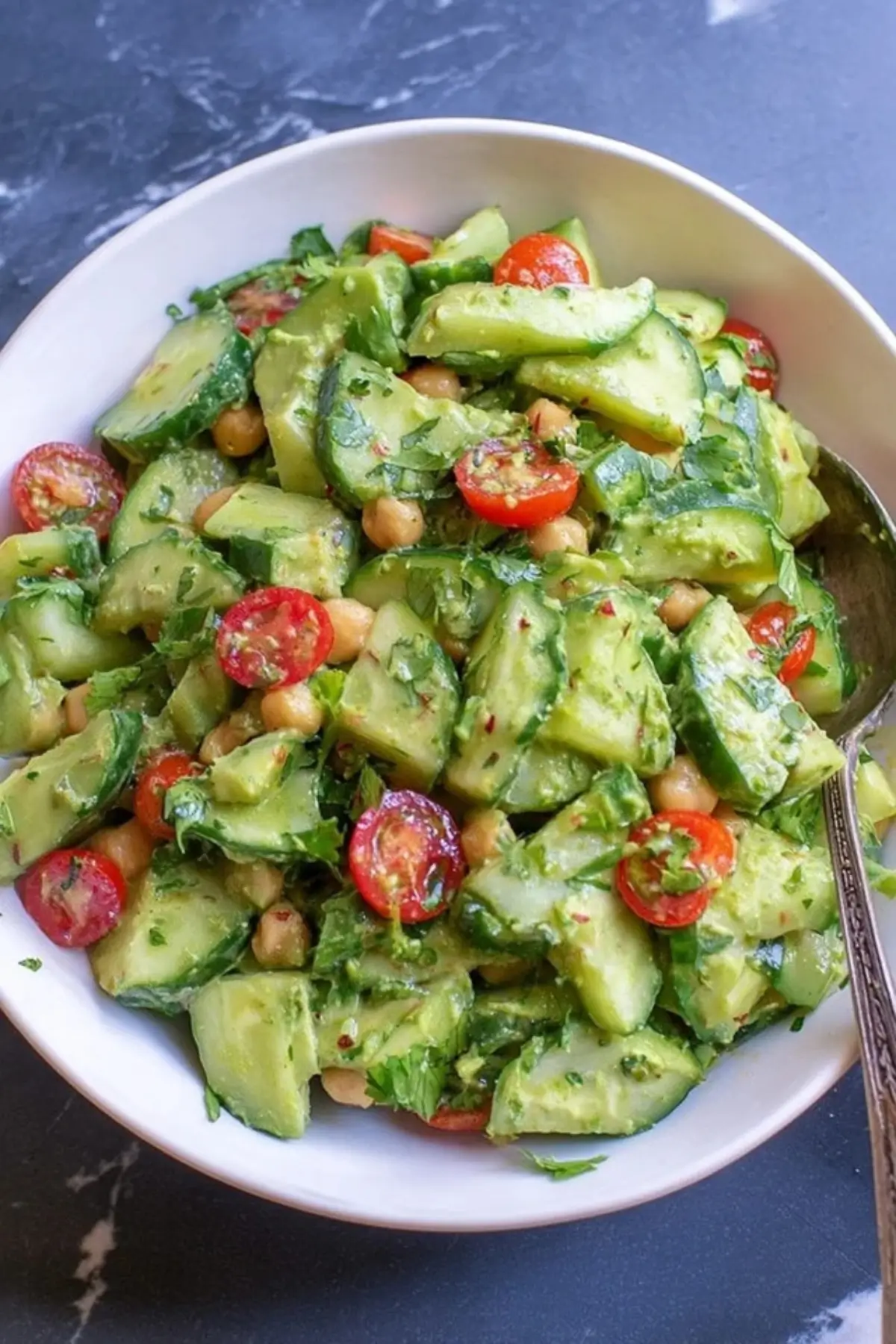 Cilantro Lime Cucumber Salad