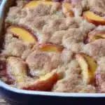 Cinnamon Sugar Nectarine Cobbler