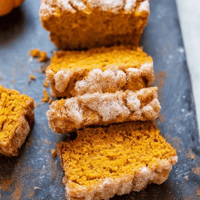 Cinnamon Sugar Pumpkin Bread