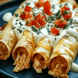 Cream Cheese Chicken Taquitos