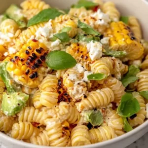 Creamy Street Corn Pasta Salad