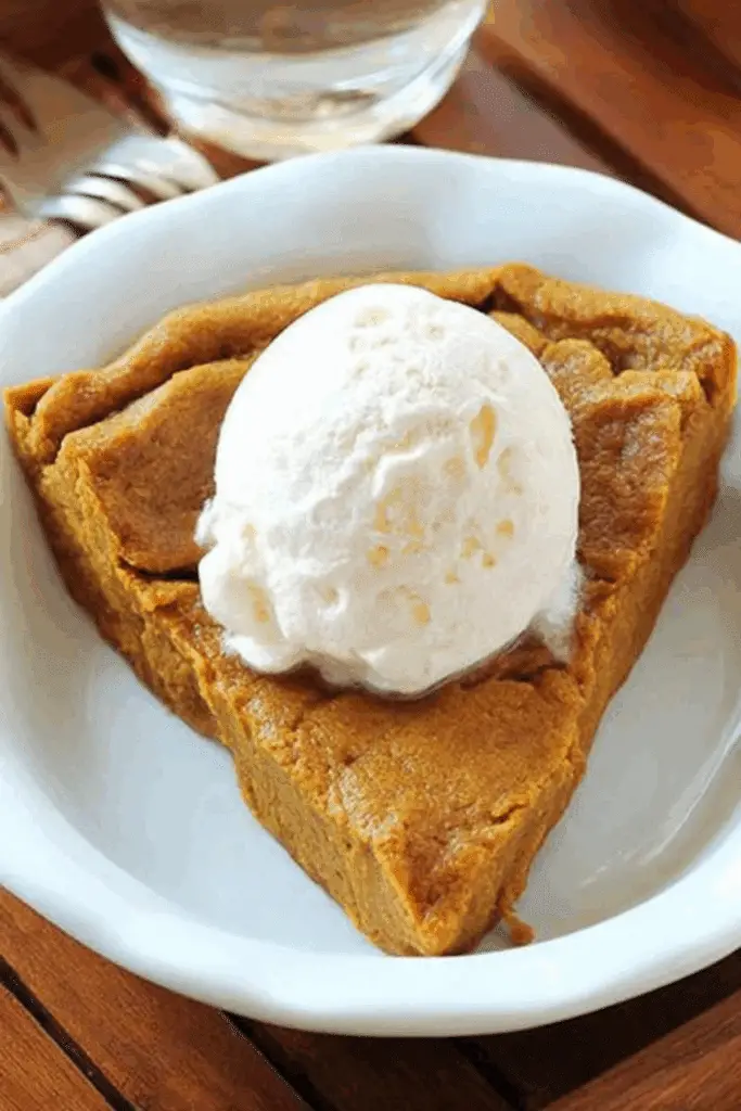 Crustless Pumpkin Pie