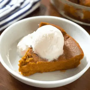 Crustless Pumpkin Pie