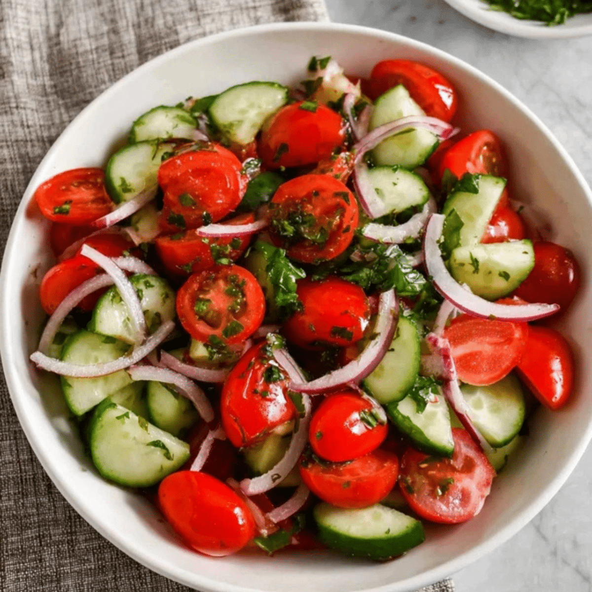 Cucumber Tomato Salad