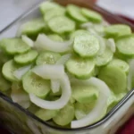 Cucumber and Onions in Vinegar