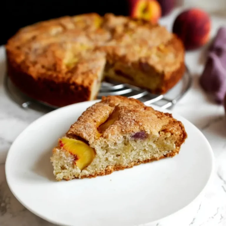 French Nectarine Cake