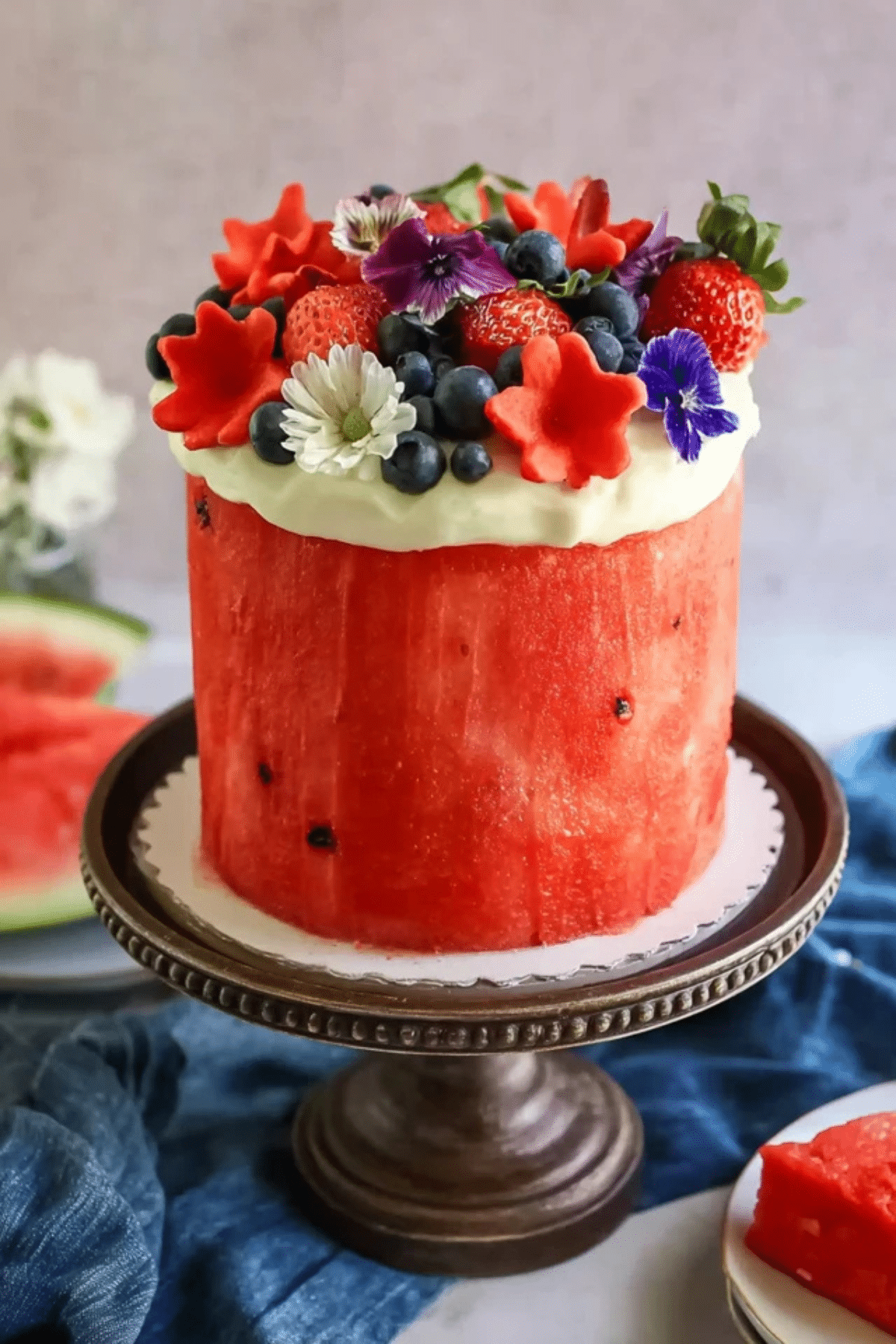Fresh Watermelon Cake