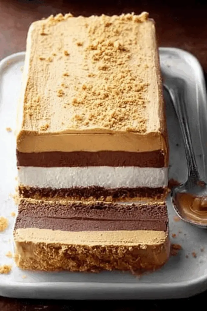Frozen Peanut Butter and Chocolate Terrine