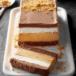 Frozen Peanut Butter and Chocolate Terrine