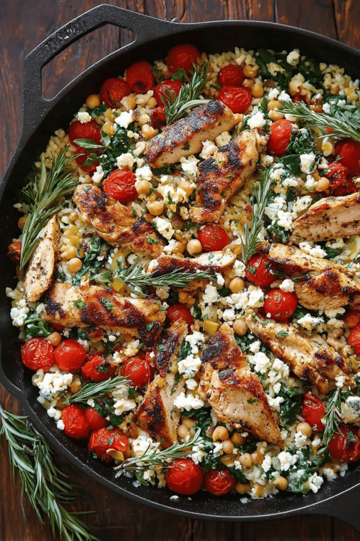 Greek Chicken and Lemon Rice