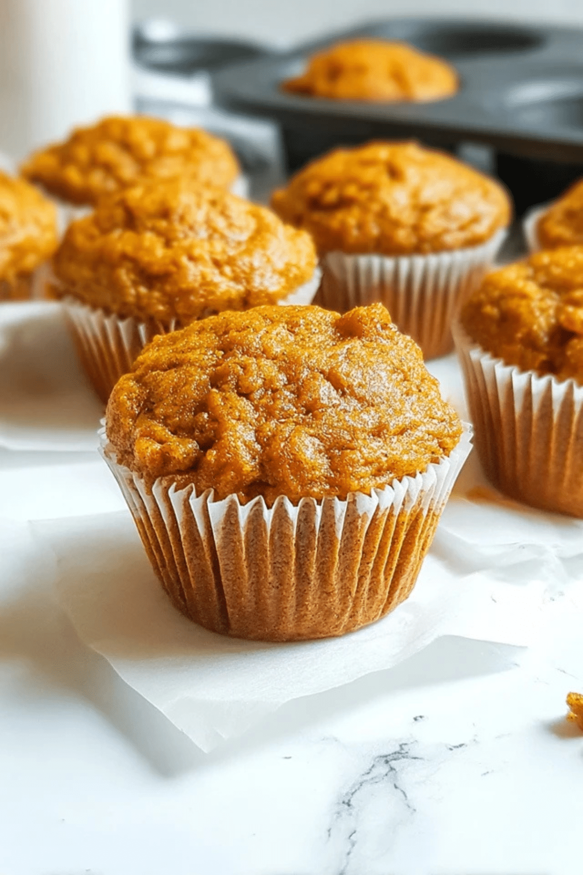 Greek Yogurt Pumpkin Muffins