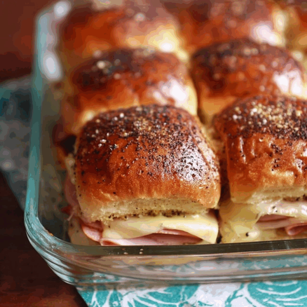Ham and Havarti Cheese Sliders