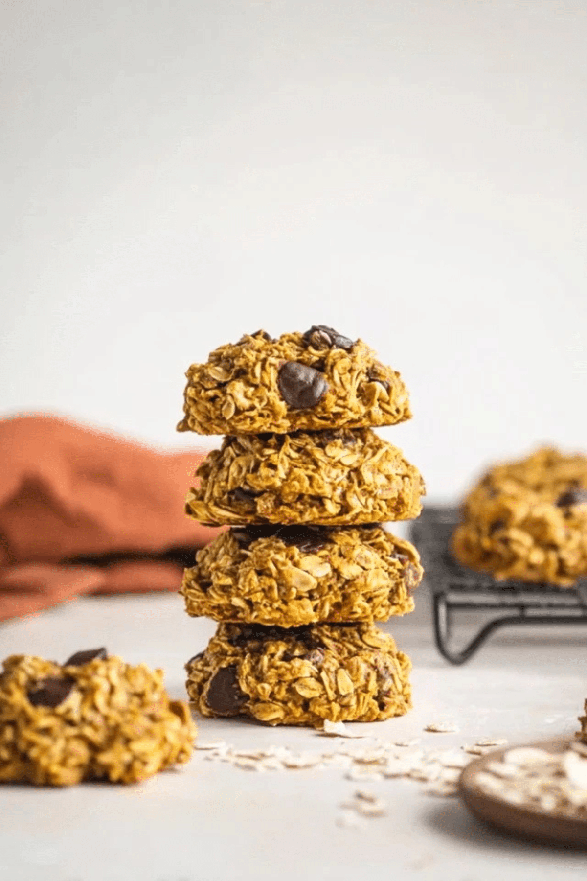 Healthy Pumpkin Oat Cookies