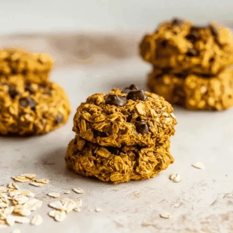 Healthy Pumpkin Oat Cookies