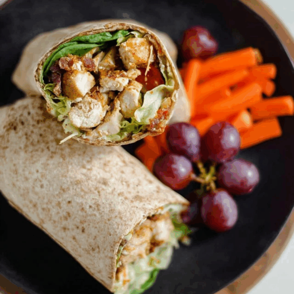 Honey Mustard Chicken Wraps Recipe