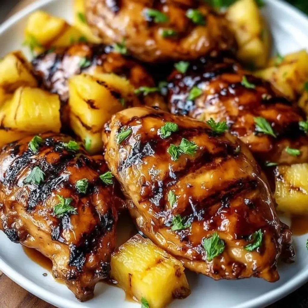 Honey Pineapple Grilled Chicken