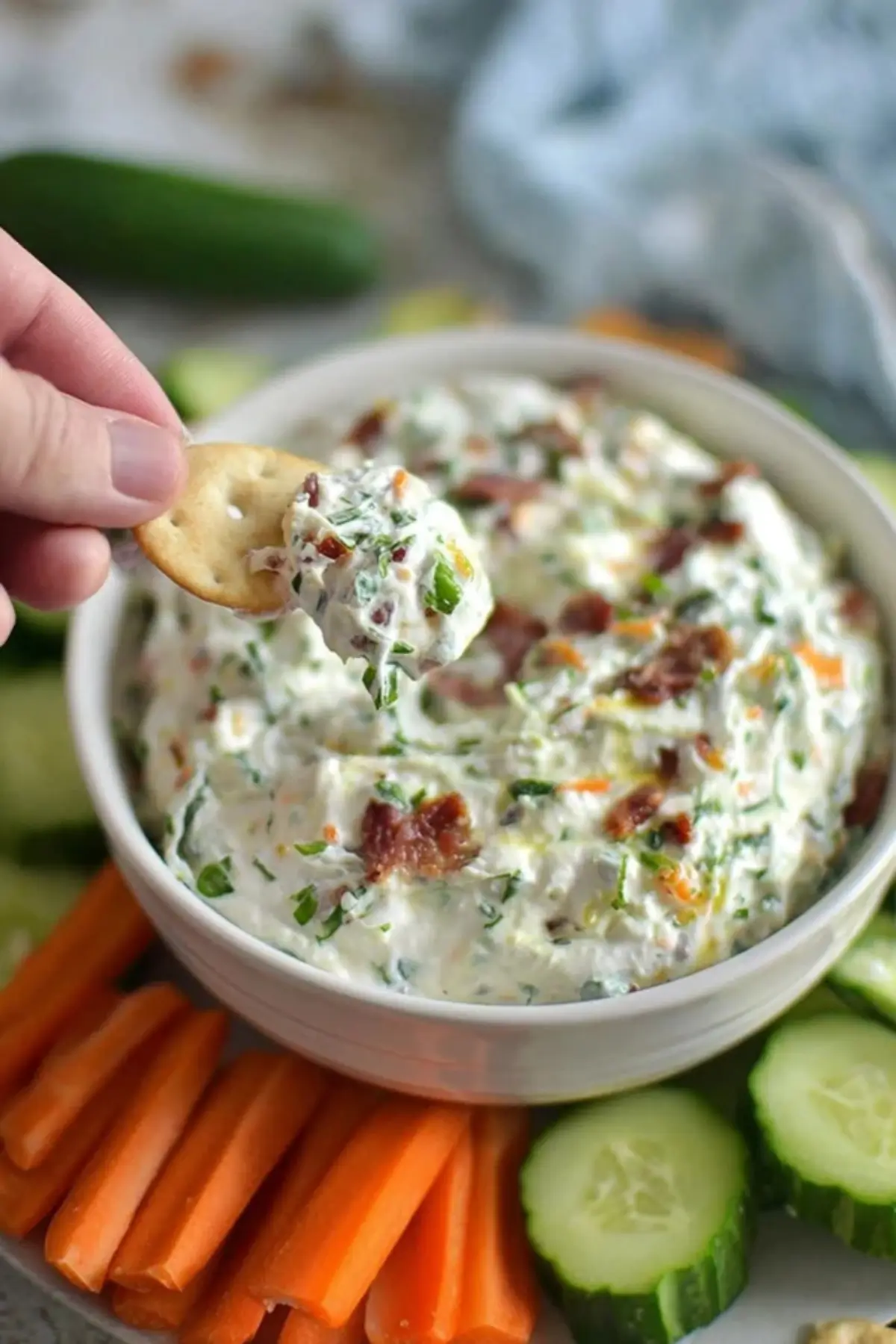 Keto Cucumber Crack Dip