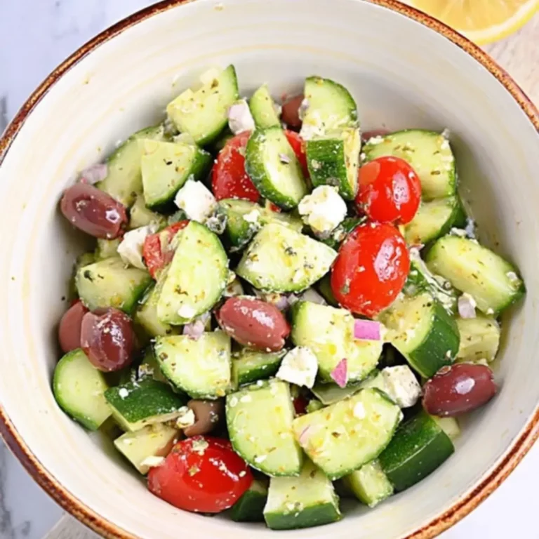 Keto Greek Cucumber Salad