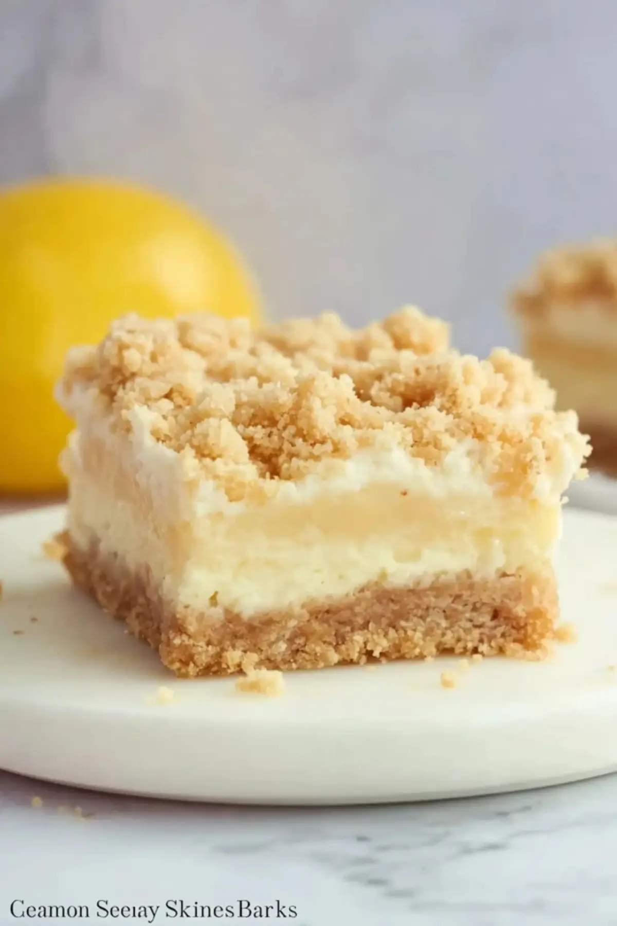Lemon Cheesecake Crumb Bars