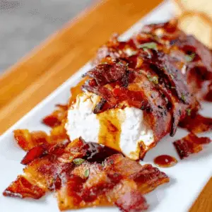 Million Dollar Bacon Goat Cheese Appetizer Log