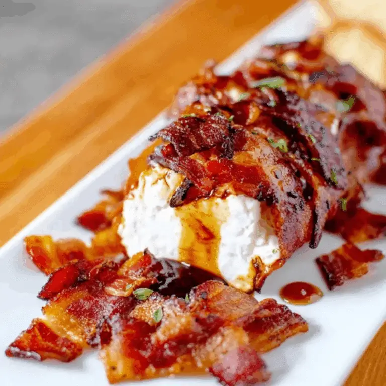 Million Dollar Bacon Goat Cheese Appetizer Log