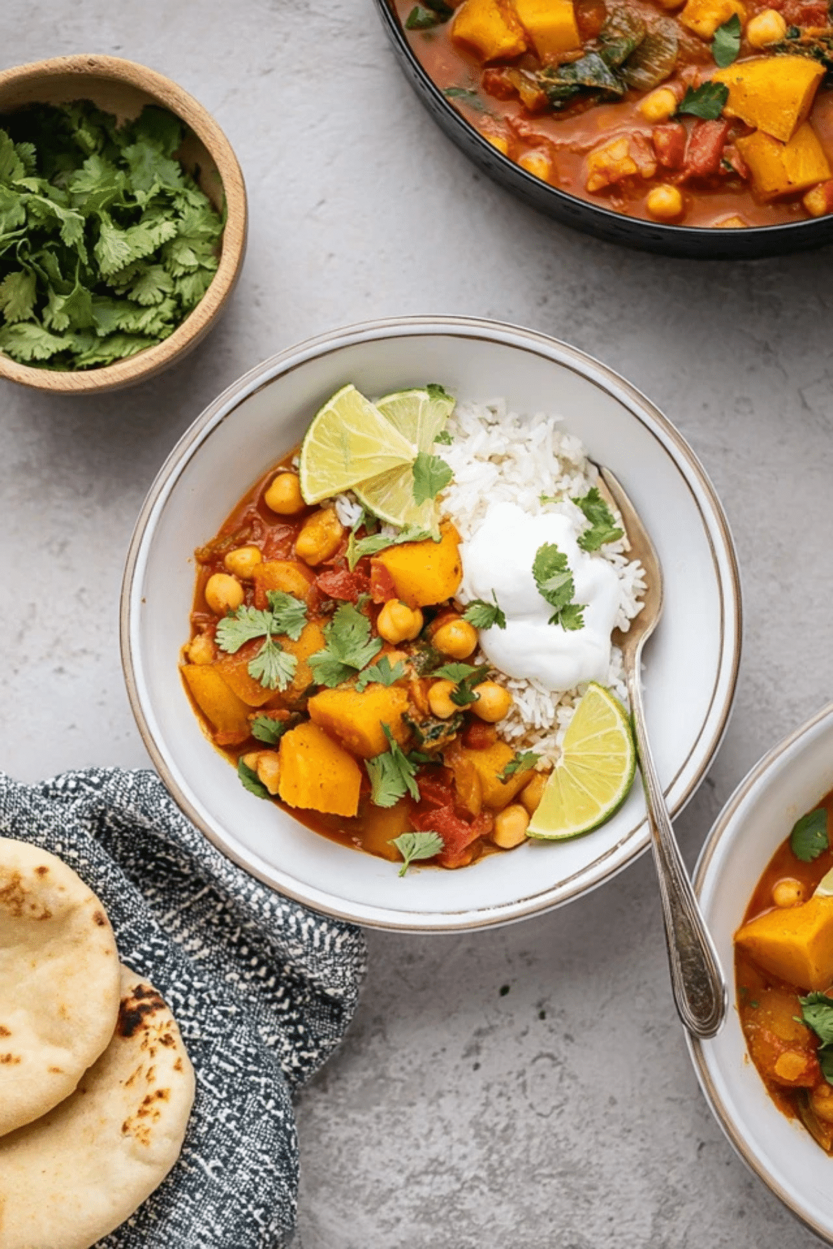 Moroccan Pumpkin & Chickpea Stew