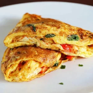 Mozzarella Cheese Omelette Recipe
