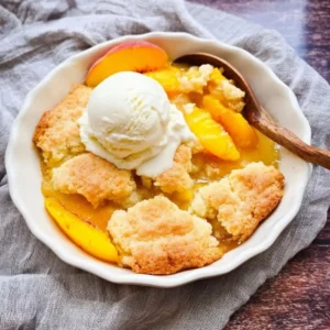 Nectarine Cobbler