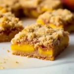Nectarine Crumble Bars Recipe