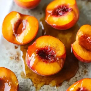 Nectarines with Cinnamon Honey Sauce