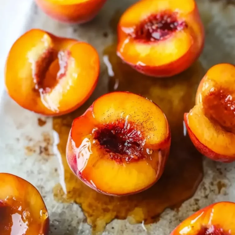 Nectarines with Cinnamon Honey Sauce