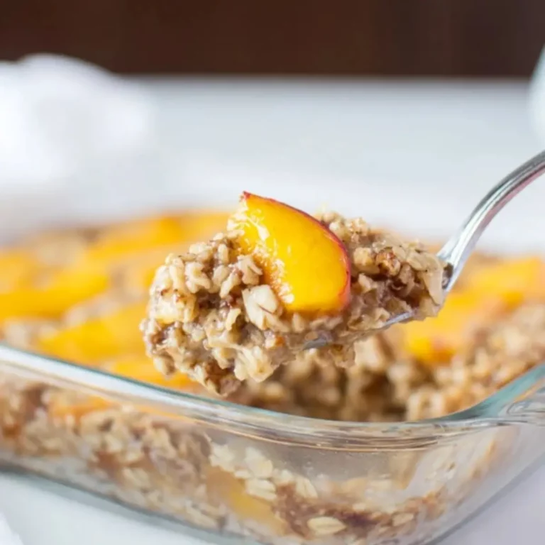 Peach Baked Oatmeal
