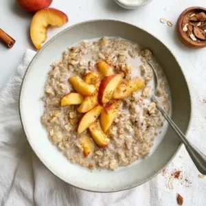 Peaches & Cream Oatmeal
