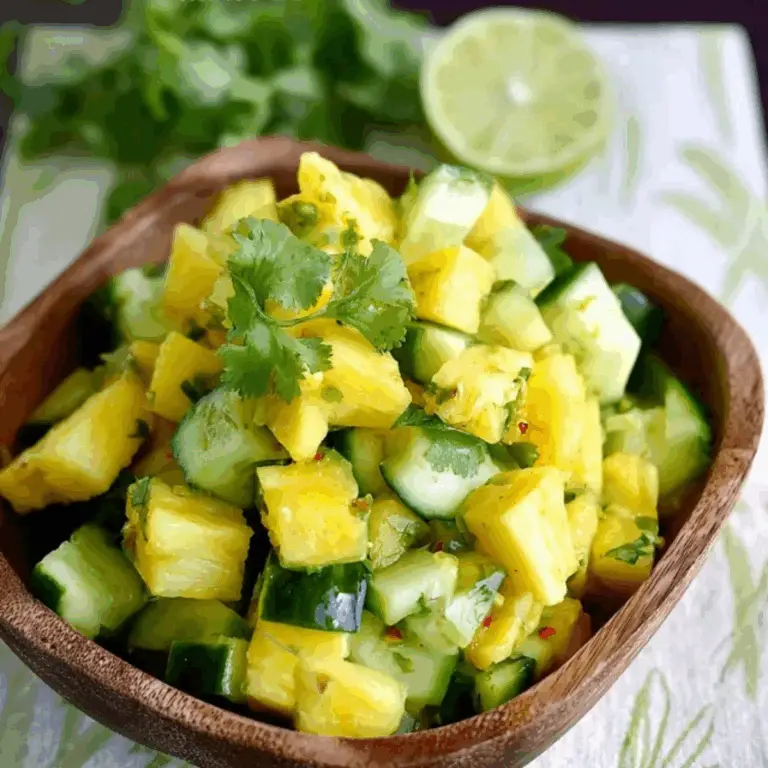 Pineapple Cucumber Salad