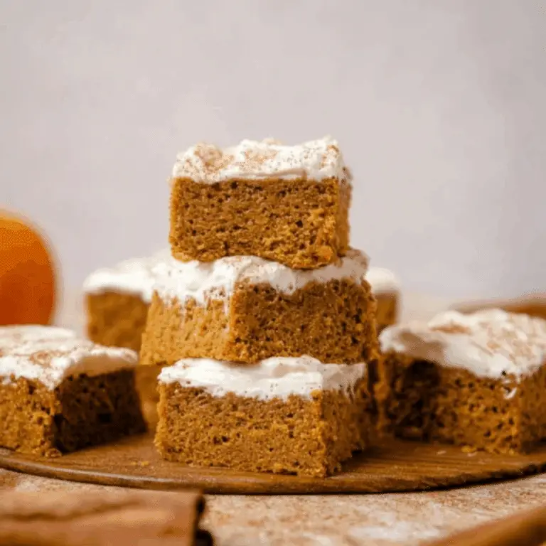 Pumpkin Bars with Cream Cheese Frosting