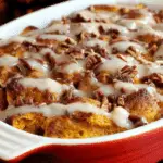 Pumpkin Pie Bread Pudding with Challah