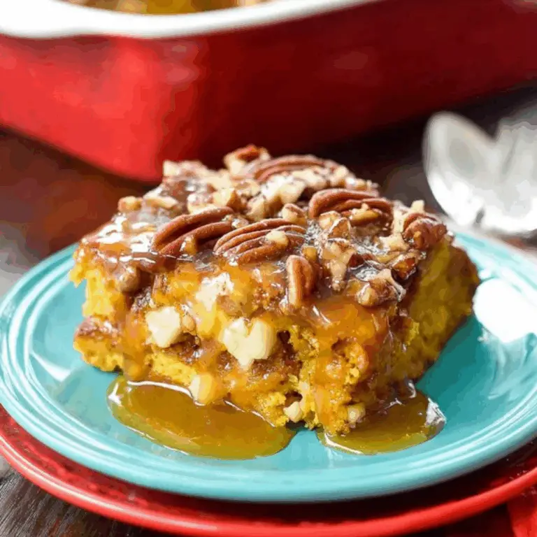 Pumpkin Praline Bread Pudding