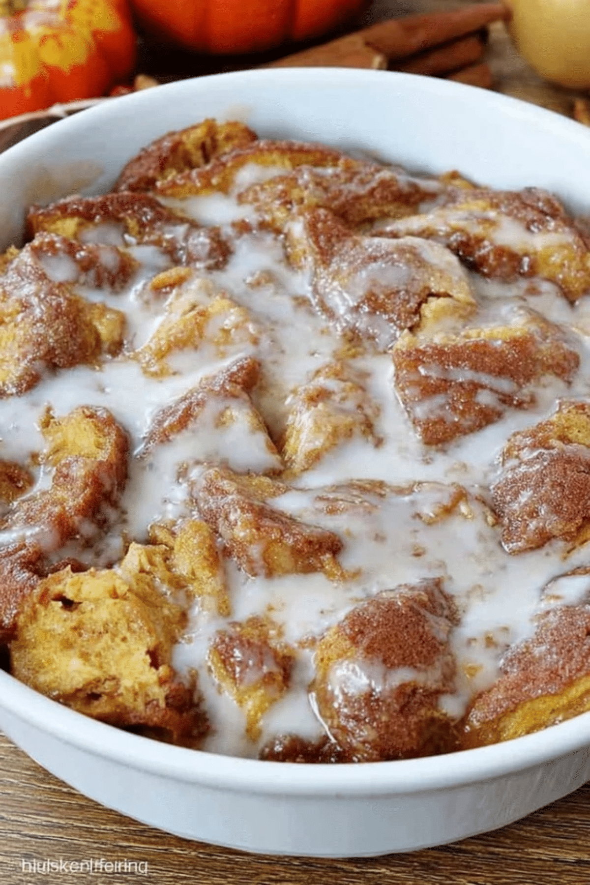 Pumpkin Spice Bread Pudding