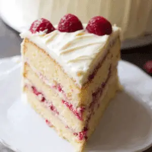 Raspberry Cake with Lemon Buttercream