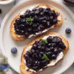 Roasted Blueberry Toast