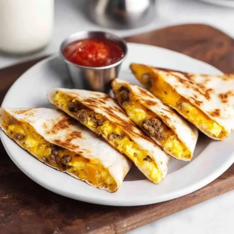 Sausage and Egg Breakfast Quesadillas