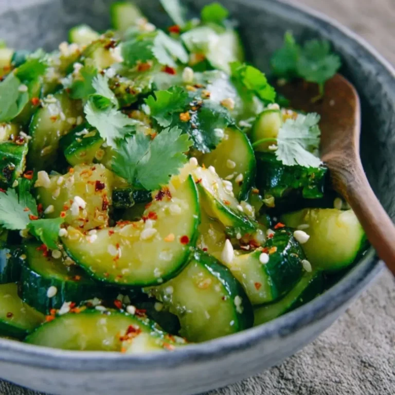 Smashed Asian Cucumber Salad