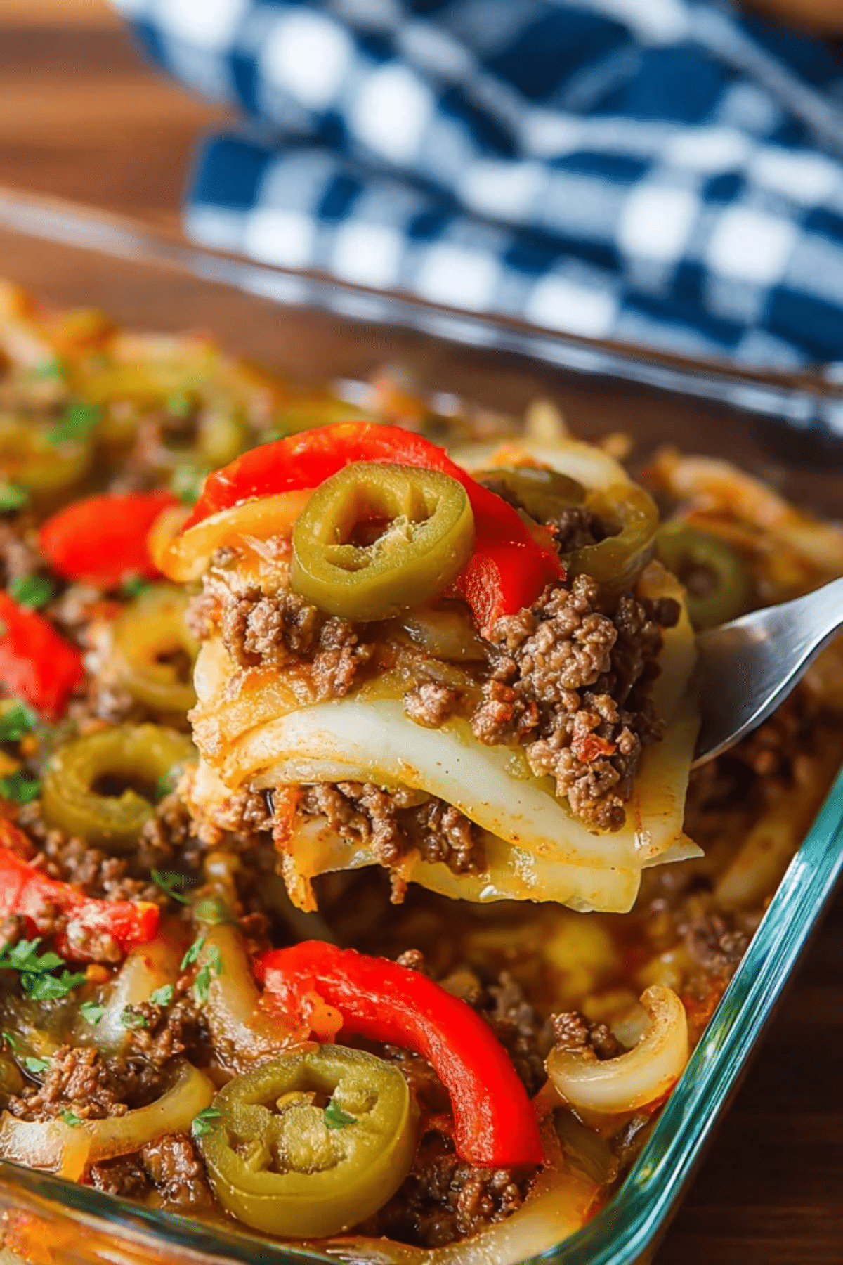 Southern Five Layer Beef Casserole Recipe