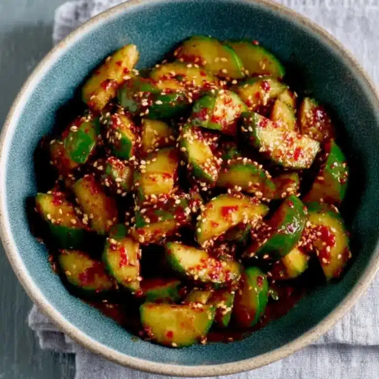 Spicy Korean Cucumber Salad Recipe