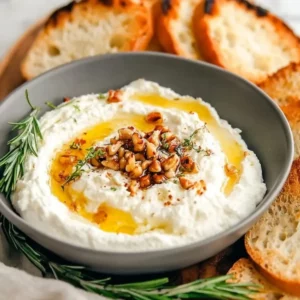Spicy Ricotta Dip with Hot Honey Recipe