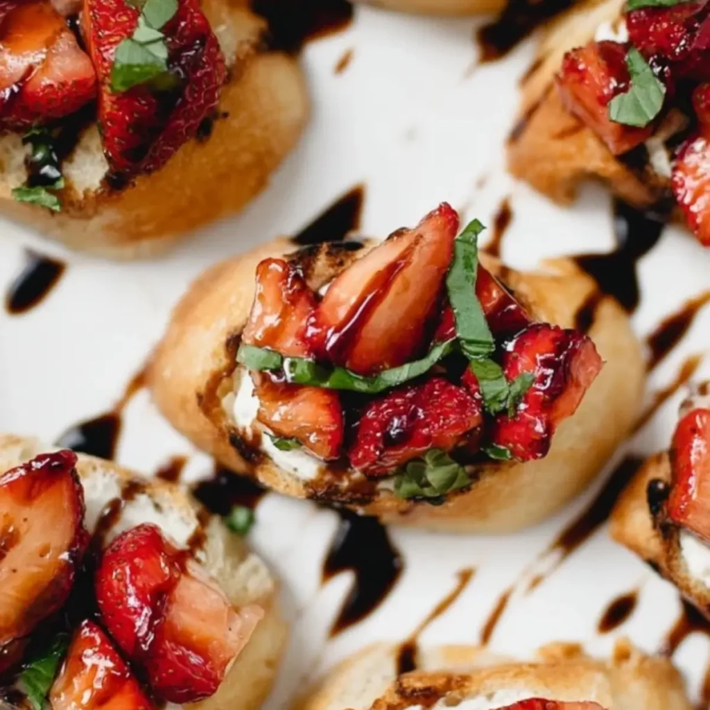 Strawberry Bruschetta