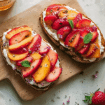 Strawberry Honey Breakfast Toasts