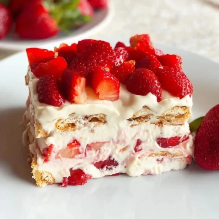 Strawberry Icebox Cake