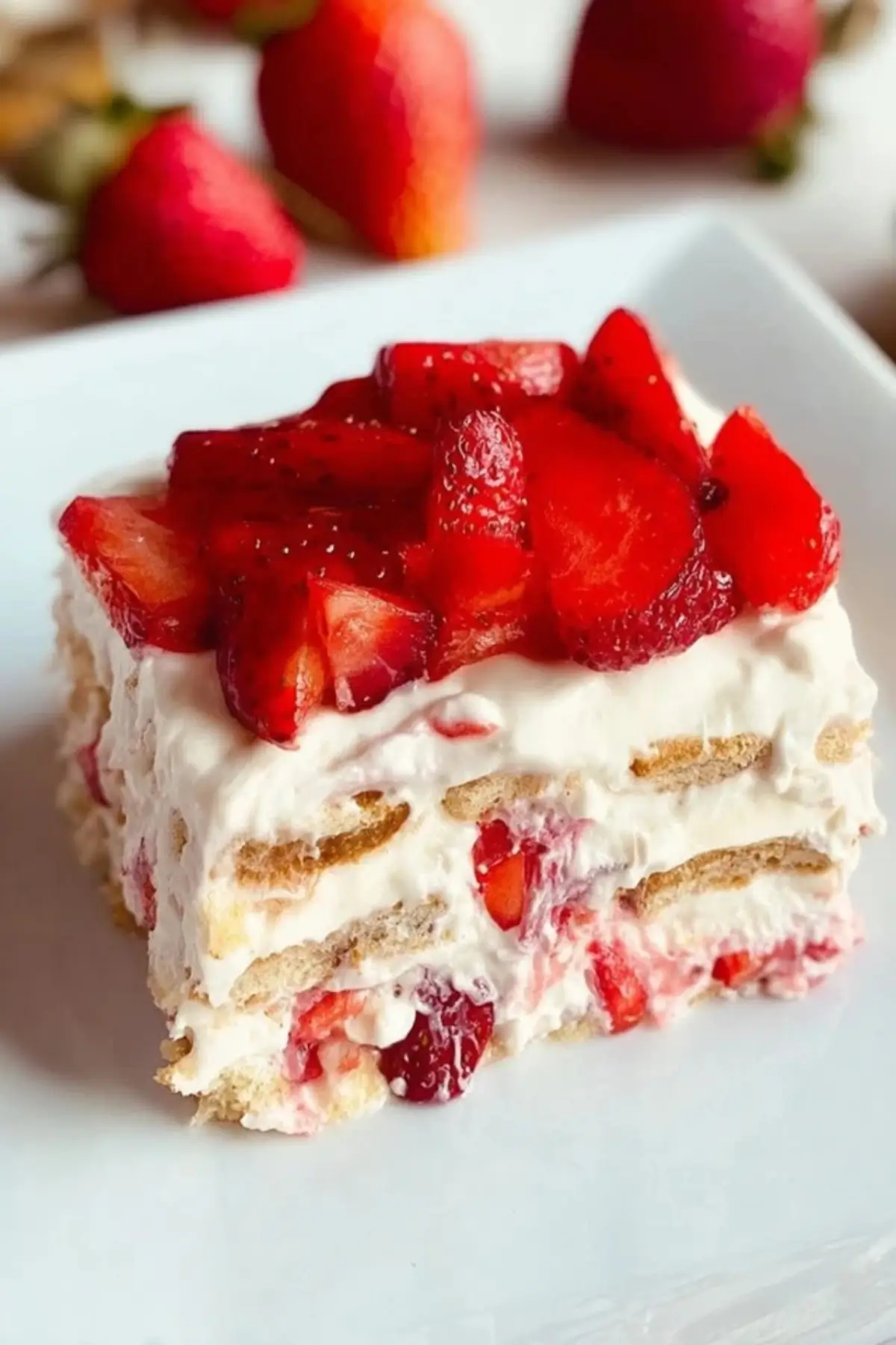 Strawberry Icebox Cake